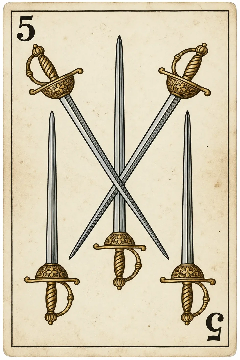 5 de espadas