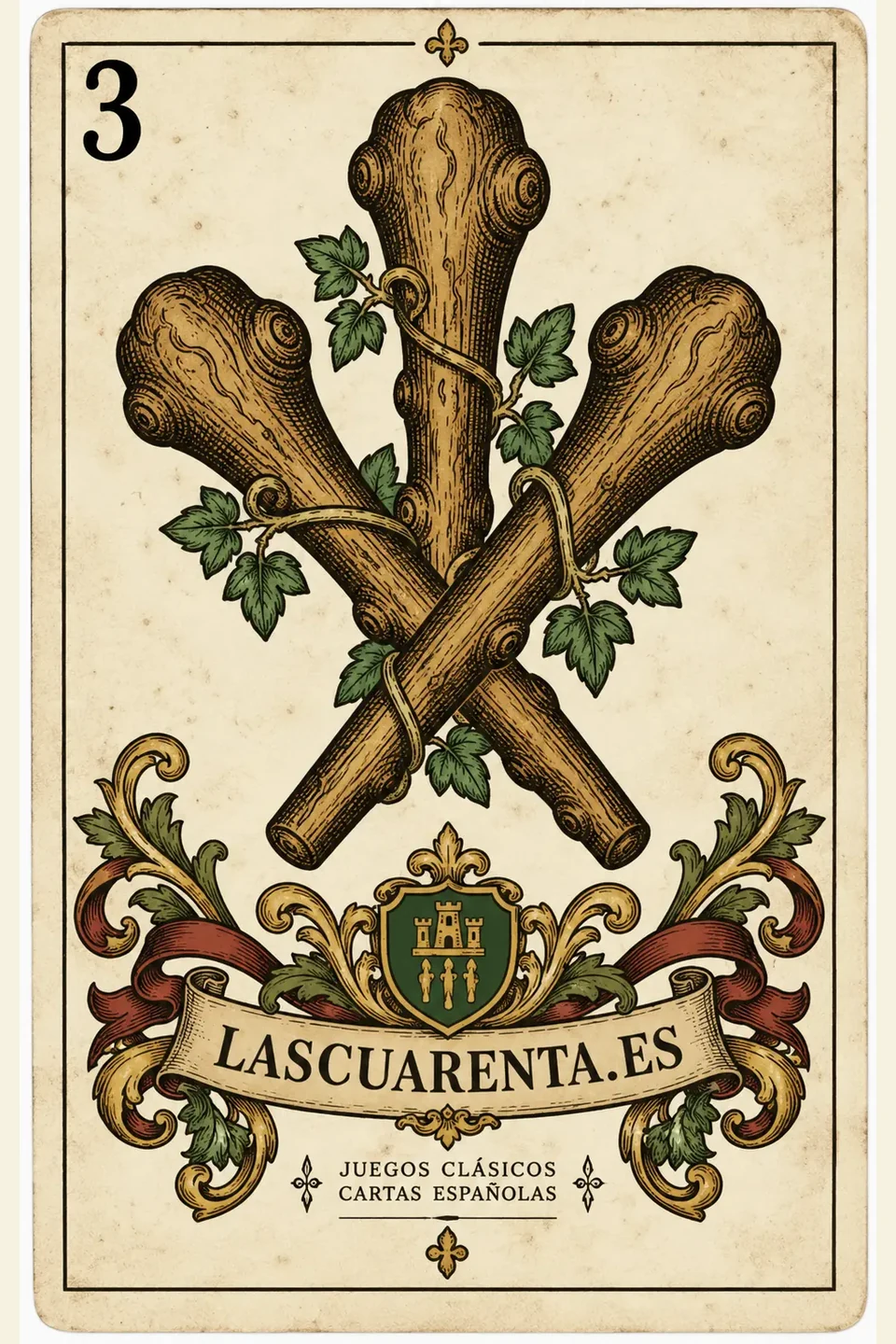 3 de bastos