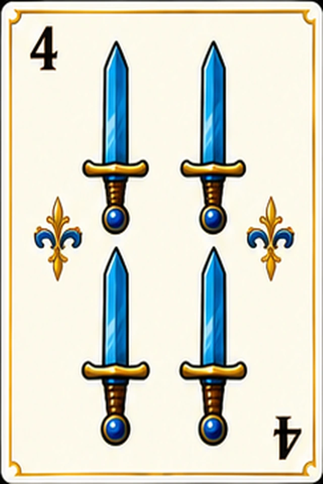 4 de espadas
