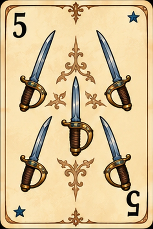 5 de espadas