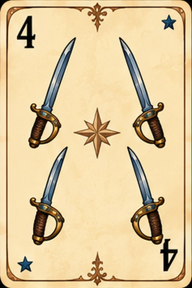 4 de espadas